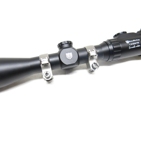 Lunette NikkoStiling avec collier carabine Mini 14 silver 1.5 x 6 x 44 IR