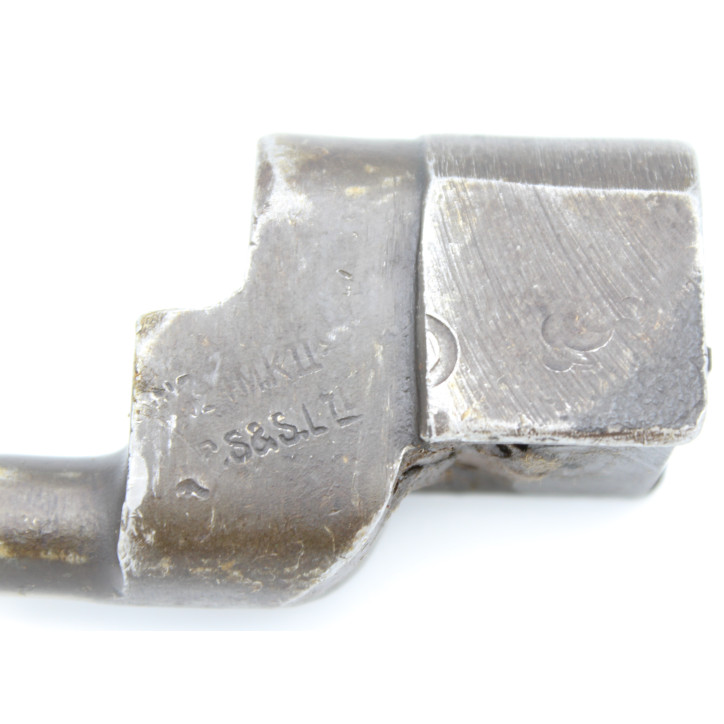 Baïonnette clou Enfield MkII No 4 originale et son fourreau fabricant P.S & S Ltd en superbe état