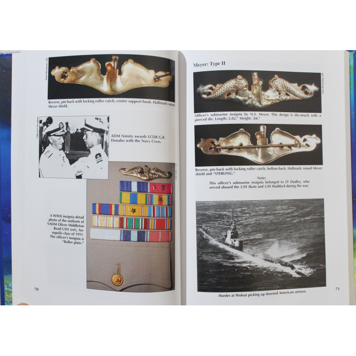 Livre US Silent Service: Dolphins & Combat Insignia, 1924-1945