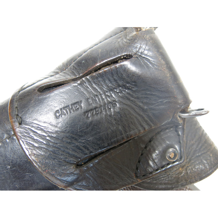 Etui cuir pistolet Colt 45 US Vietnam Marines  ref 100 