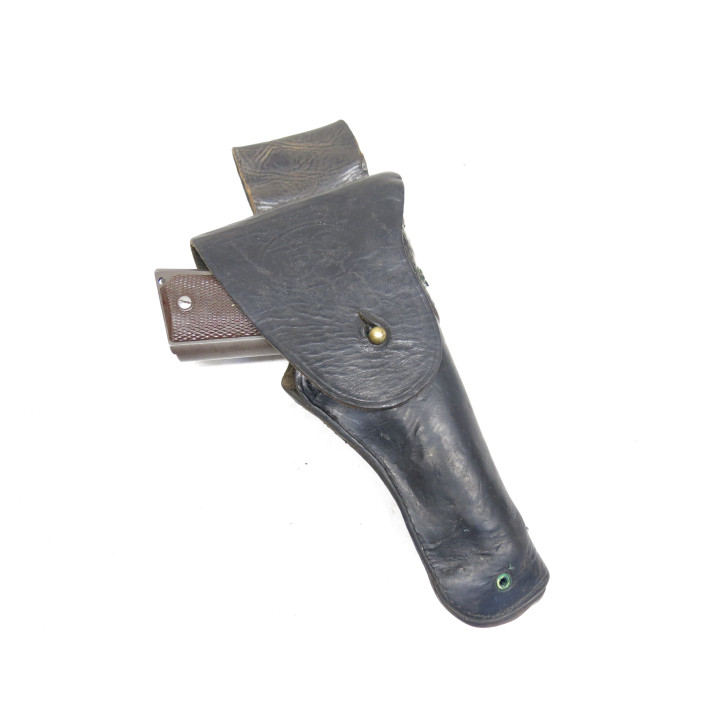 Etui cuir pistolet Colt 45 US Vietnam  ref 120 