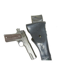 Etui cuir pistolet Colt 45 US Vietnam  ref 120 