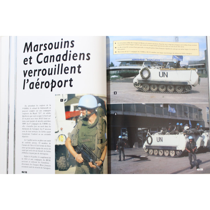 Livre Casques Bleus - 1992-1993 - Les soldats français de la paix dans les Balkans