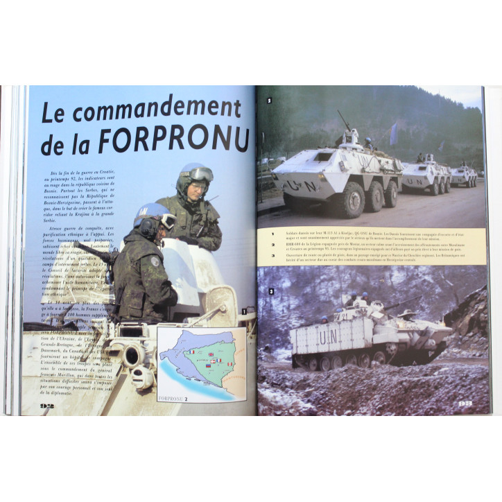 Livre Casques Bleus - 1992-1993 - Les soldats français de la paix dans les Balkans