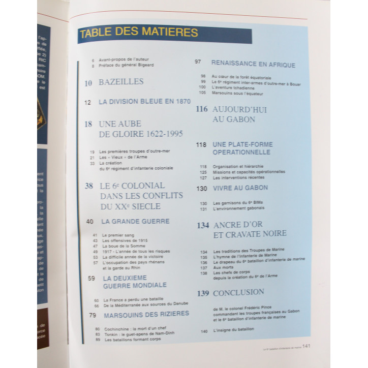 Livre 6ème bataillon d'infanterie de marine de Pierre Dufour