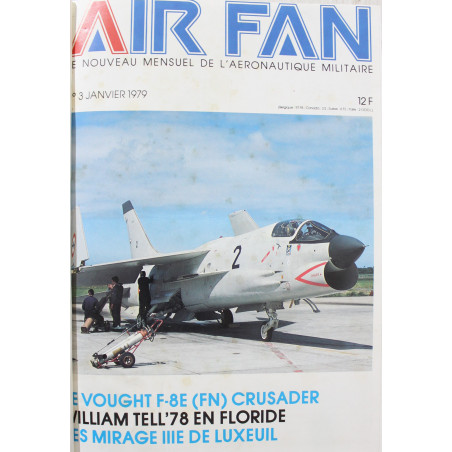 Livre Avions de combat - reliure de la revue Air fan - année 1979 du No 3 au No 14