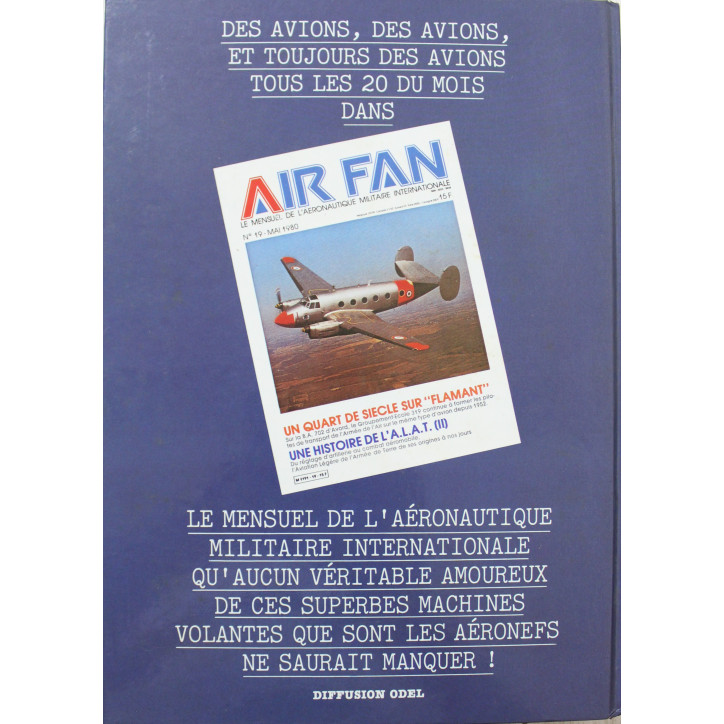 Livre Avions de combat - reliure de la revue Air fan - année 1979 du No 3 au No 14
