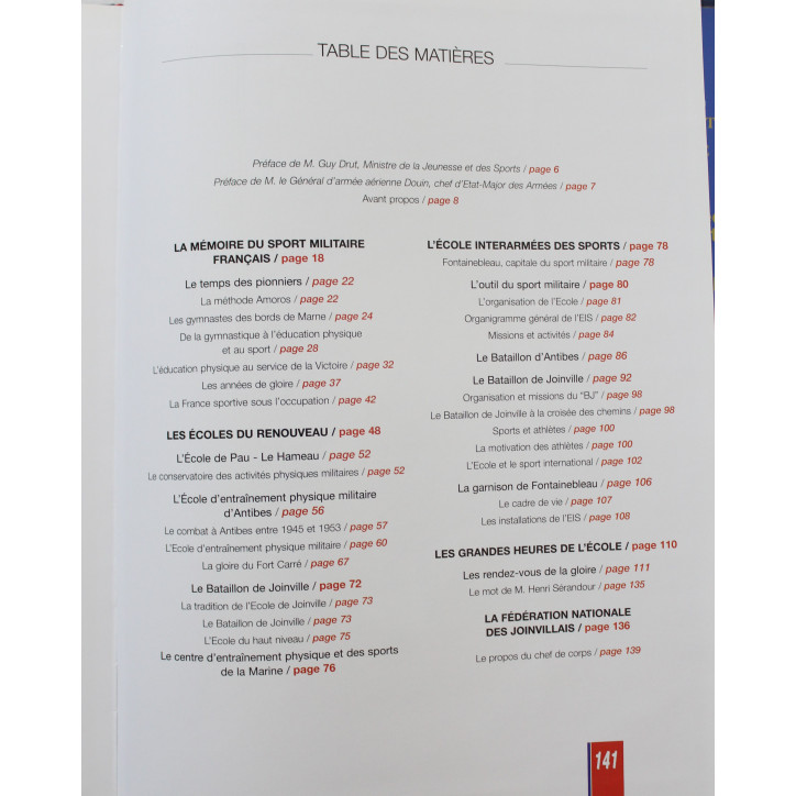 Livre école interarmées des sports : Sportifs militaires