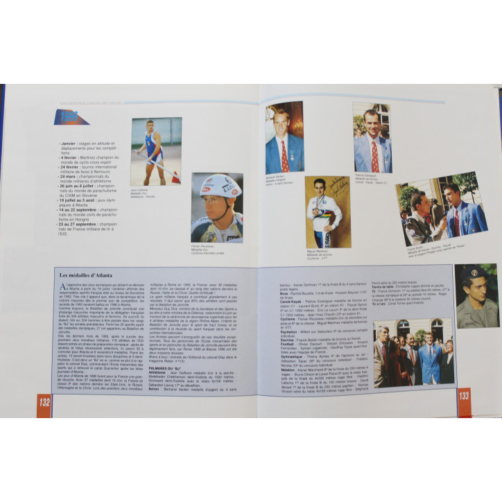 Livre école interarmées des sports : Sportifs militaires
