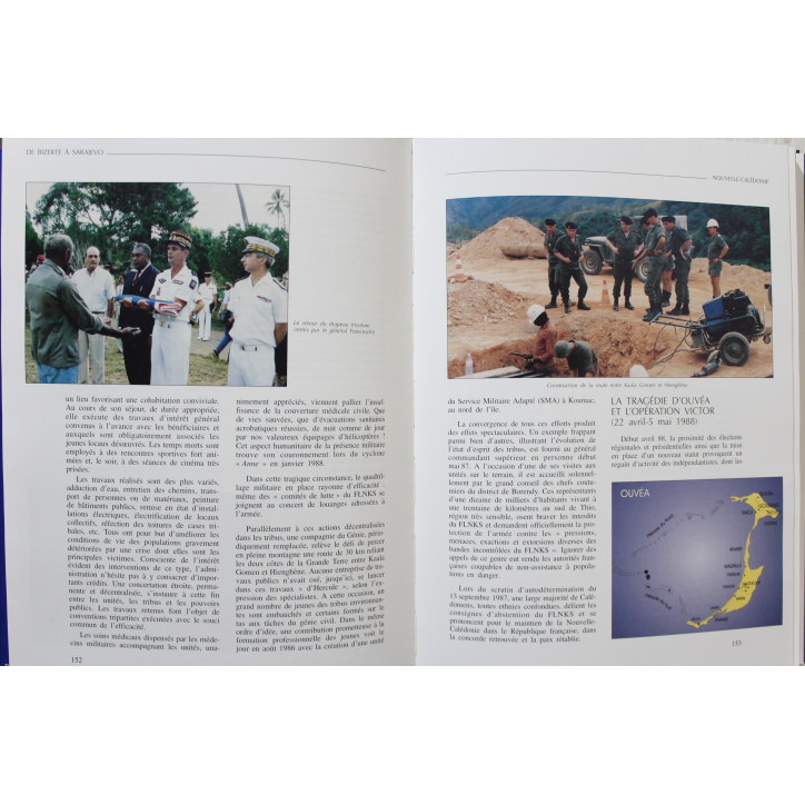 Livre DE BIZERTE A SARAJEVO. Les troupes de marine dans les interventions extérieures de 1961 à 1995