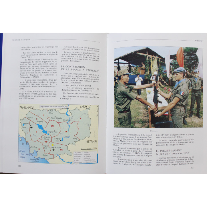 Livre DE BIZERTE A SARAJEVO. Les troupes de marine dans les interventions extérieures de 1961 à 1995