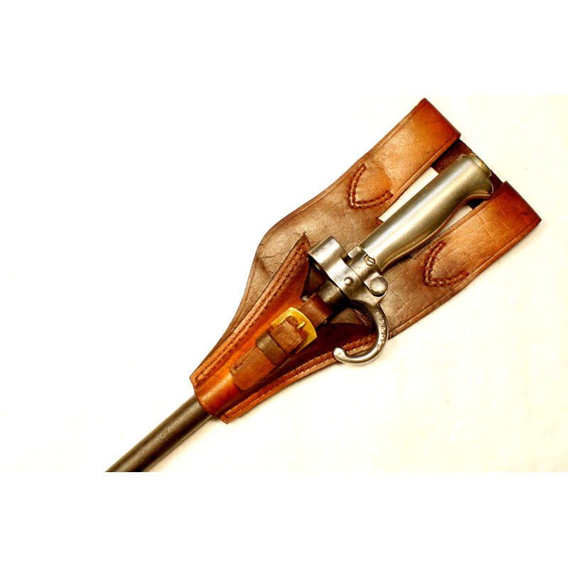Porte Baionnette cuir pour fusil Lebel