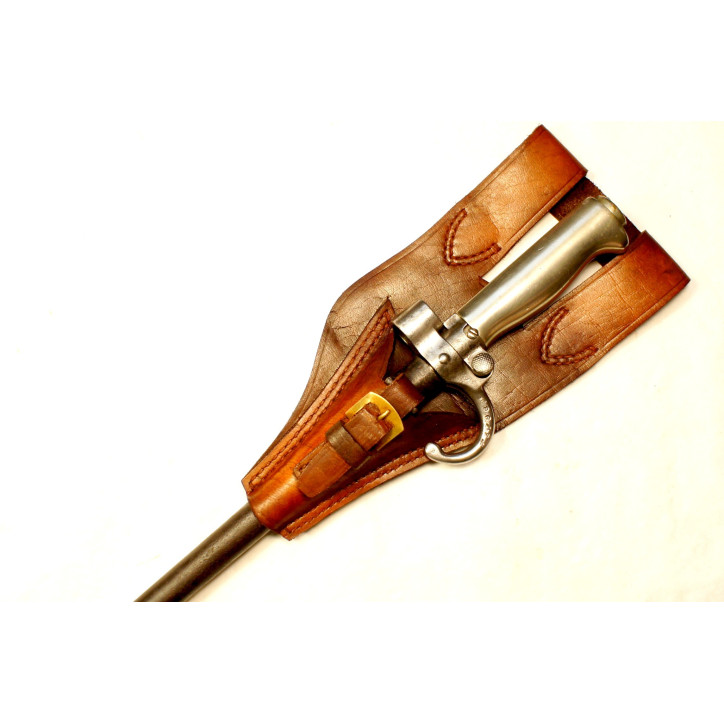 Porte Baionnette cuir pour fusil Lebel