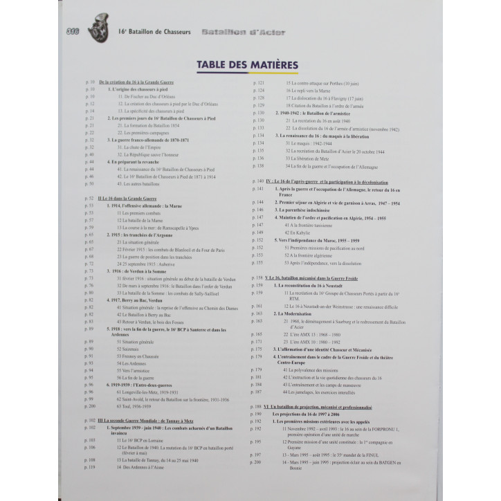 Livre 16e Bataillon de Chasseurs : Bataillon d'Acier