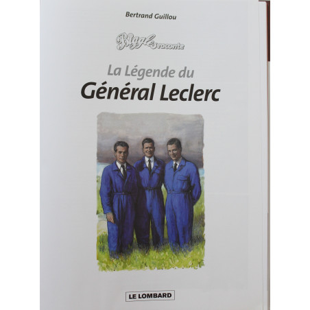 BD Biggles raconte tome 7 - La légende du général Leclerc