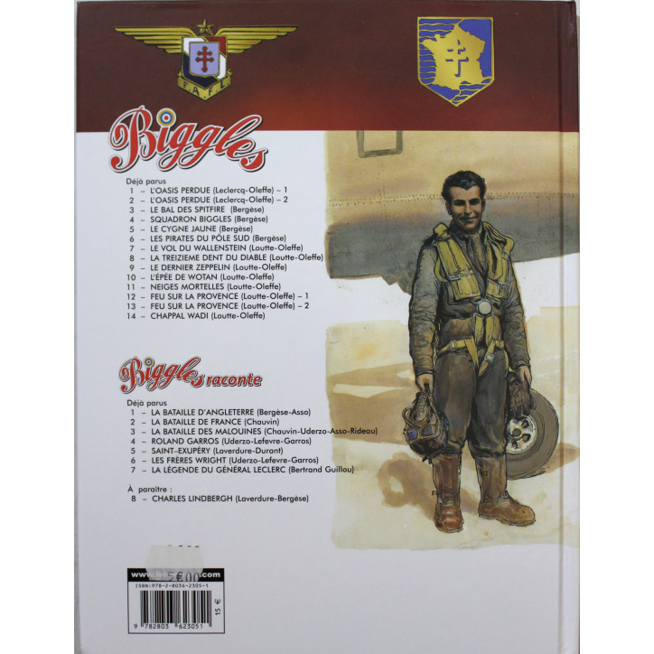 BD Biggles raconte tome 7 - La légende du général Leclerc