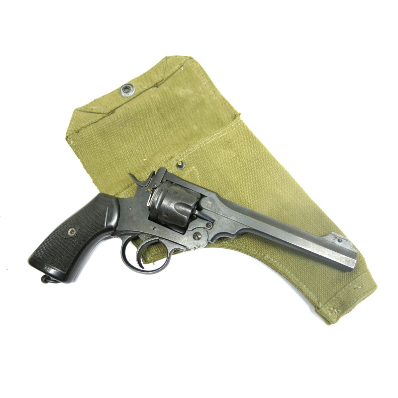 Etui toile original Indochine pour revolver Webley calibre  455 ref  663
