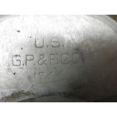 Gourde originale US 1944 complète avec quart et housse ref 980