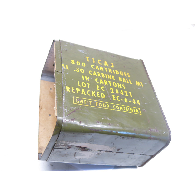 Caisson 800 cartouches USM1 1944 provenance Normandie 