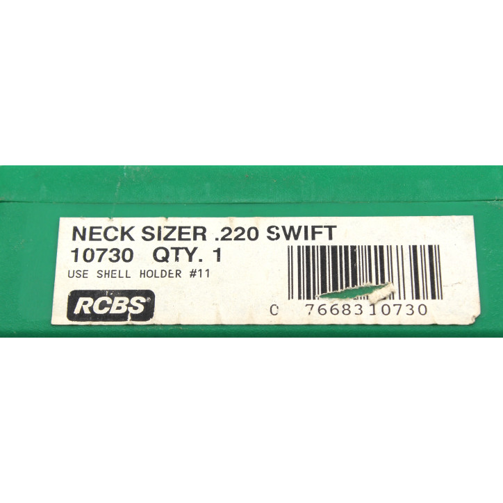 Recalibreur de collet (neck sizer) RCBS pour 220 Swift