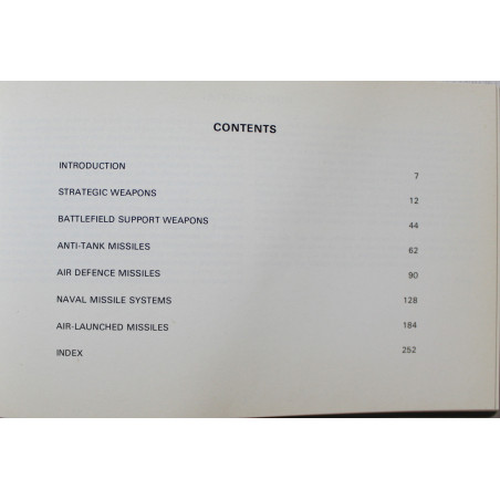 Livret Jane's pocket book 10 - Missiles - New edition
