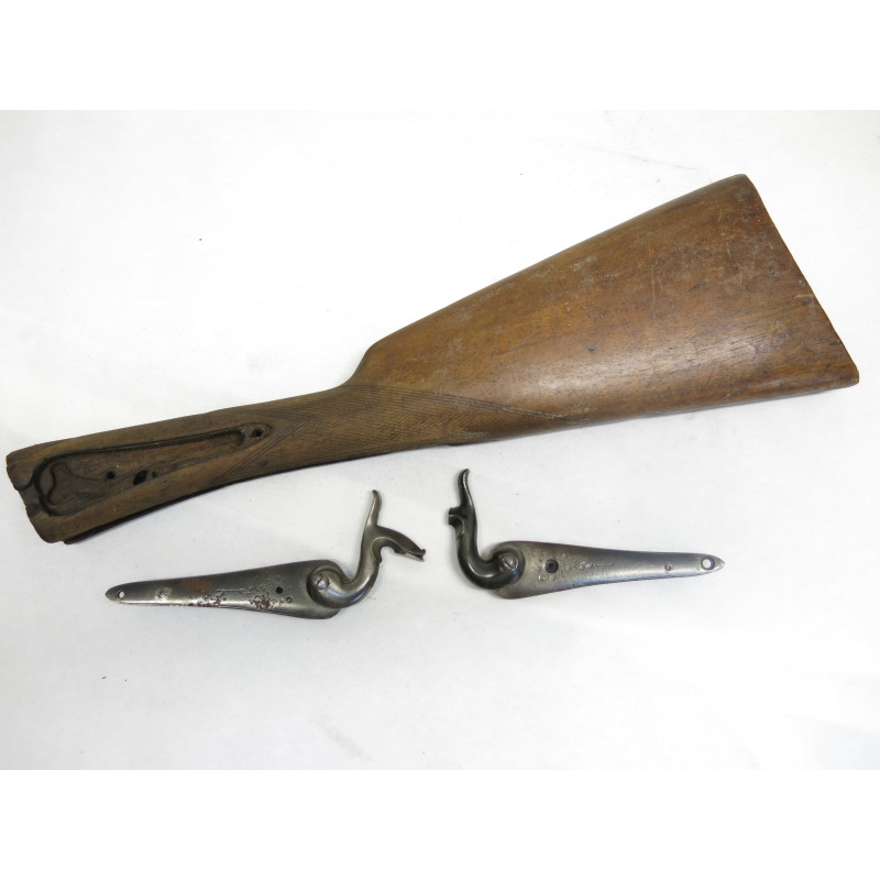 Crosse bois avec 2 platines ref 336