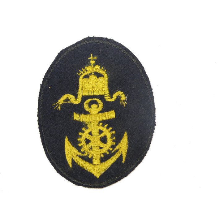 Insigne original tissu marine impériale Allemande 14/18 ref 569
