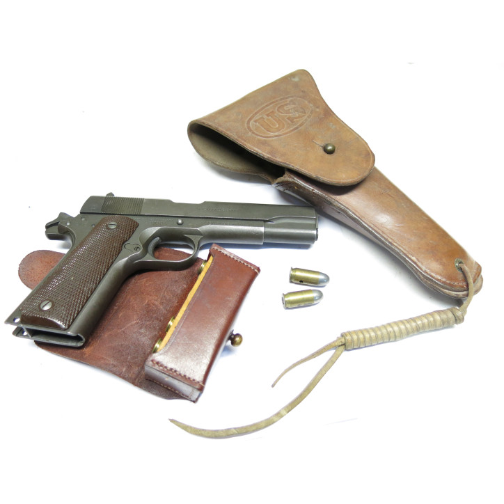 Etui cuir à cartouches pour  Colt 45 1911