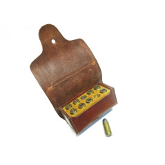 Etui cuir à cartouches pour  Colt 45 1911