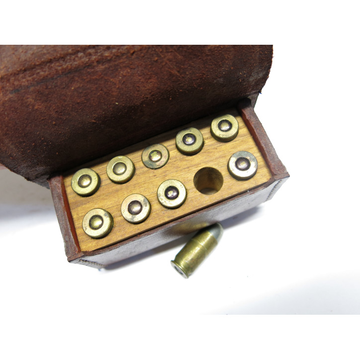 Etui cuir à cartouches pour  Colt 45 1911