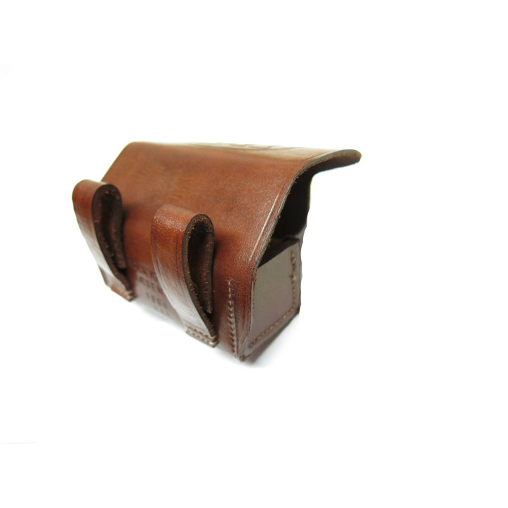 Etui cuir à cartouches pour  Colt 45 1911