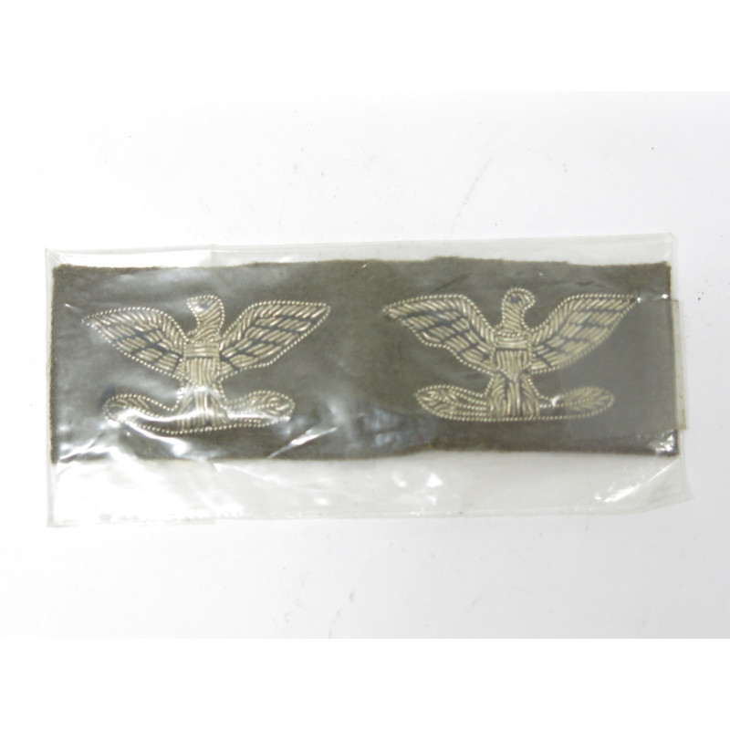 Paire de grade Captain brodé argent US army ref 900