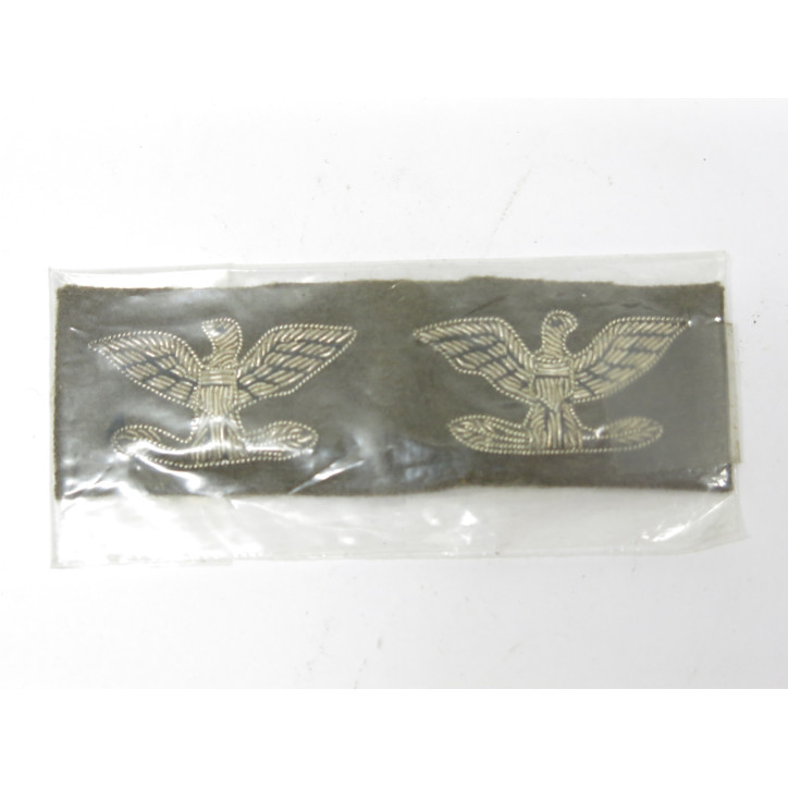 Paire de grade Captain brodé argent US army ref 900