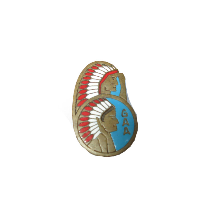 Insigne metal 6  REGIMENT D'ARTILLERIE Arthus  ref 215 