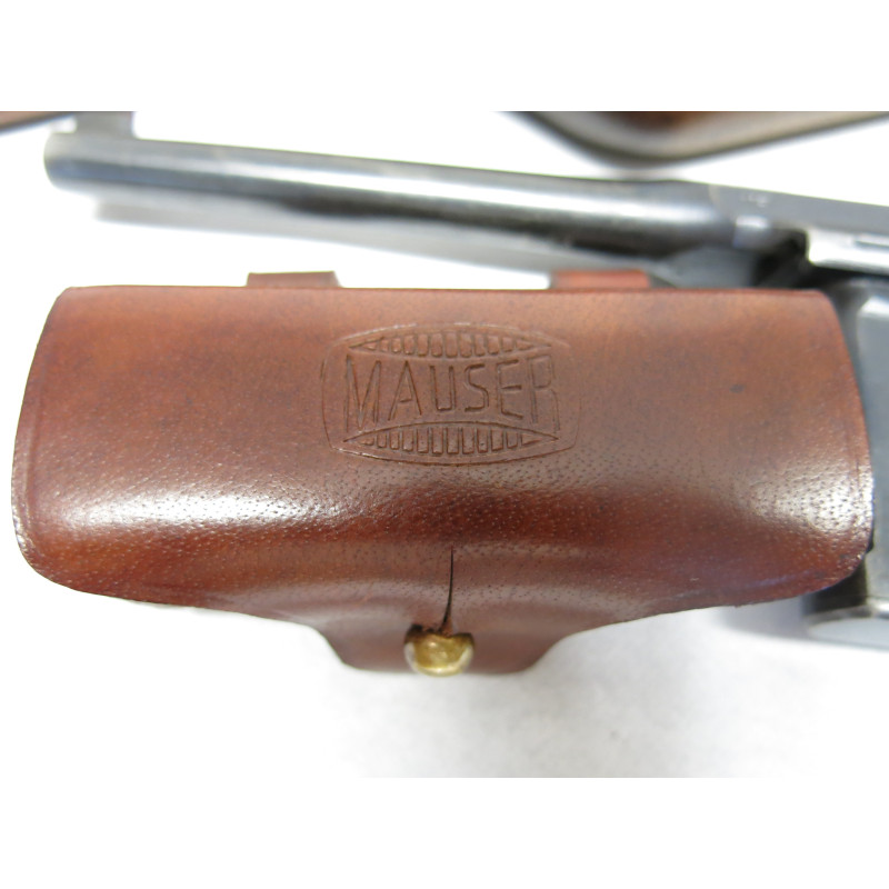 Cartouchière cuir pour Mauser C96 - Cal. 7.63 ou 9 para