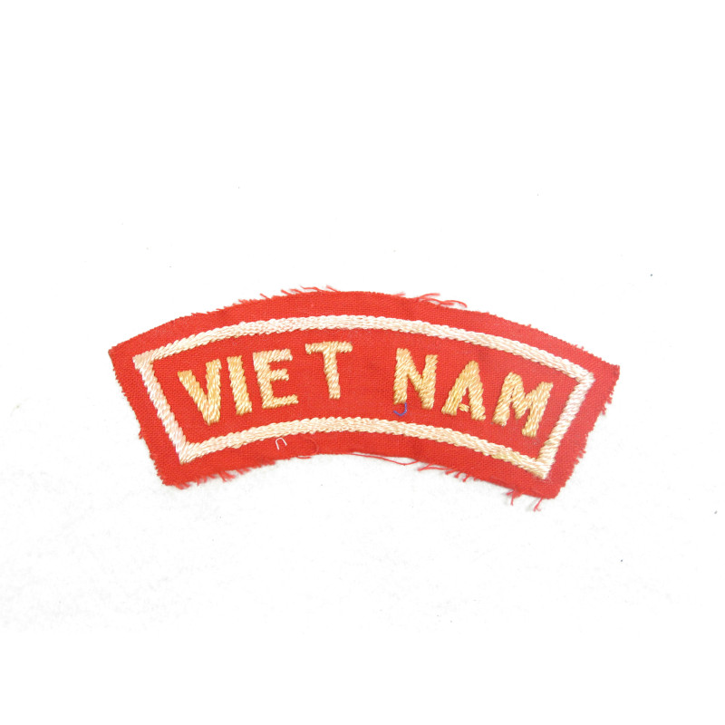 Insigne TAB  tissu VIETNAM  ARVN  fabrication coton brodée ref 669