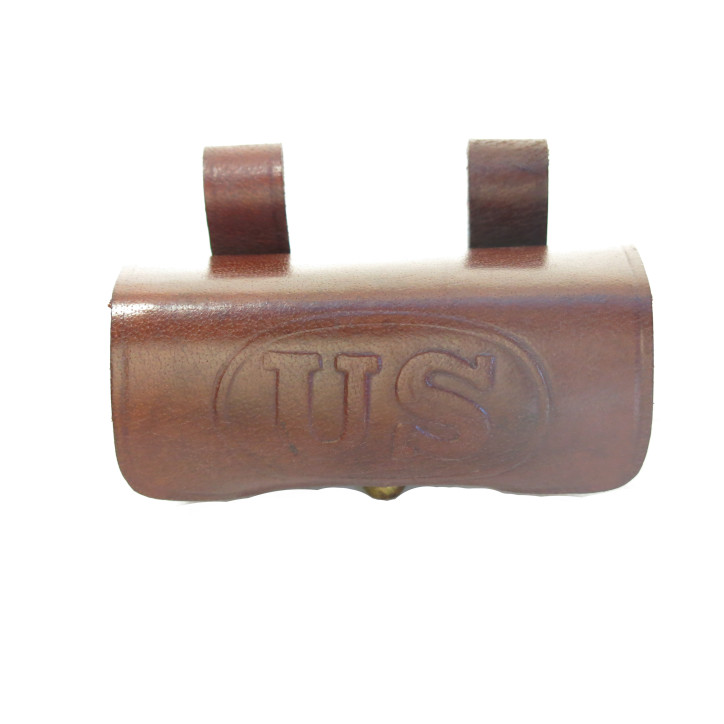Porte cartouches cuir pistolet Colt 1900 calibre 38 auto ref 12