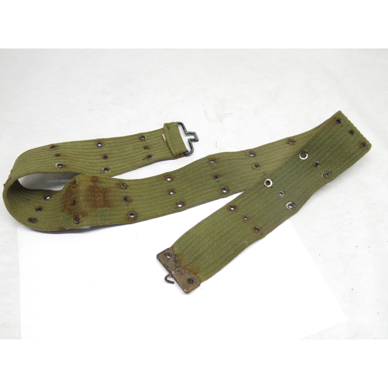 Ceinturon toile armée Francaise indo Algerie ref 55  