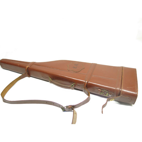 Superbe etui cuir porte fusil de qualité ref 696