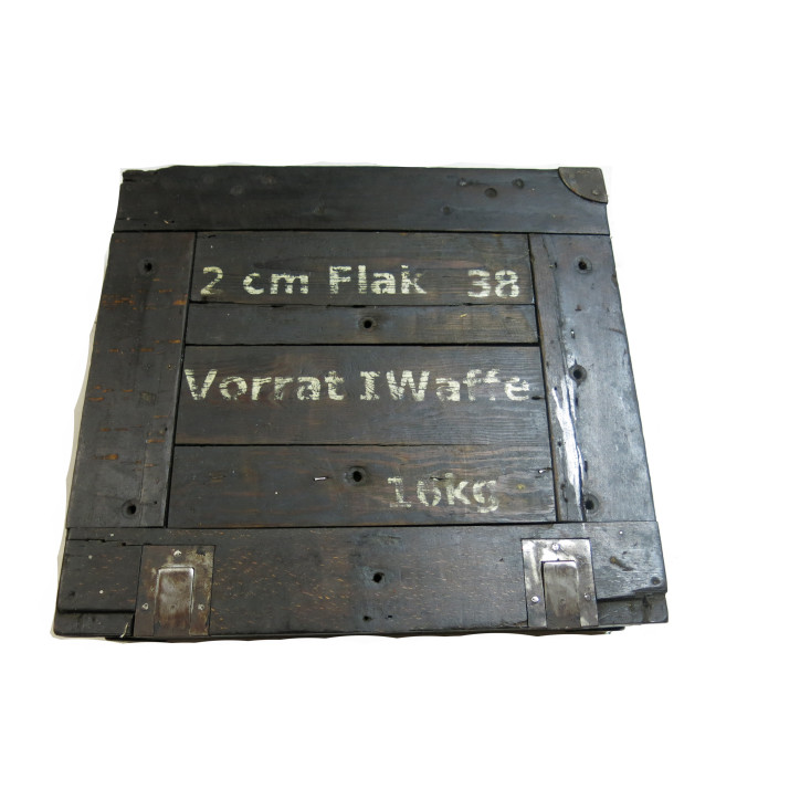 Caisse bois obus 20 mm Flack ref 753