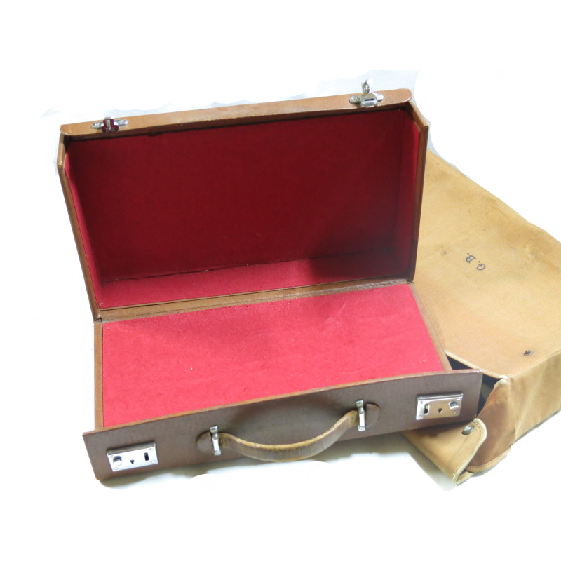 Valise cuir  officier ref 602