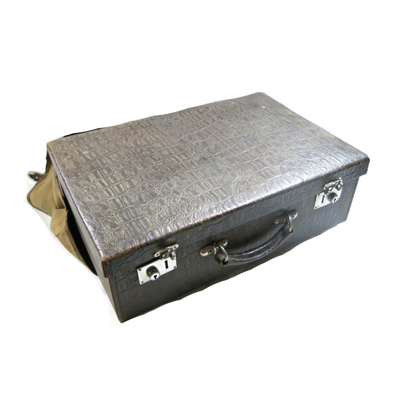 Valise cuir  officier ref 789