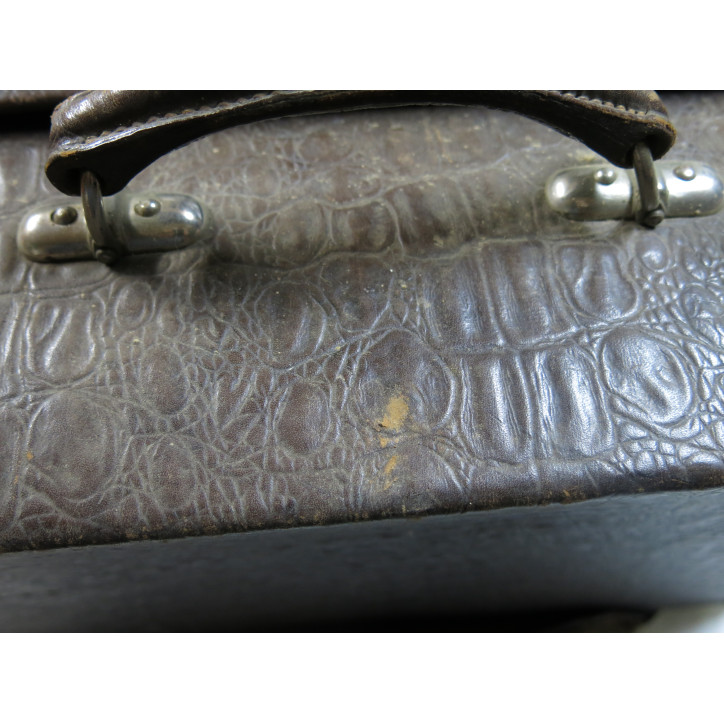 Valise cuir  officier ref 789