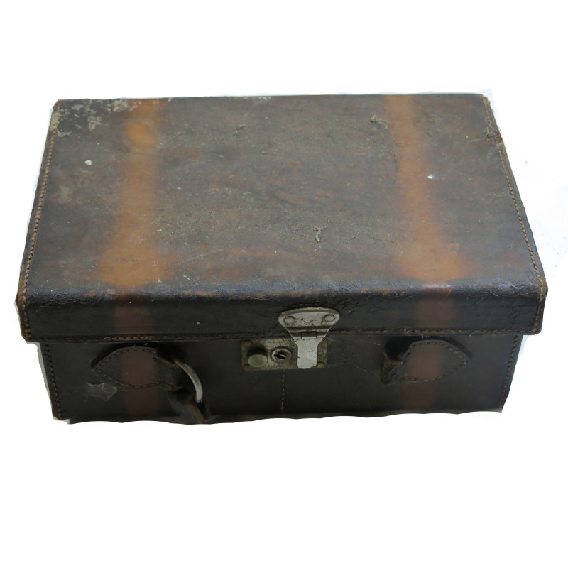 Petite valise cuir non identifiée   ref 821