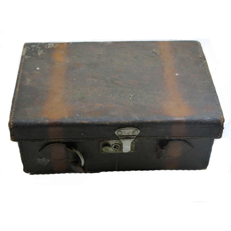 Petite valise cuir non identifiée   ref 821