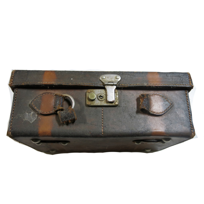Petite valise cuir non identifiée   ref 821