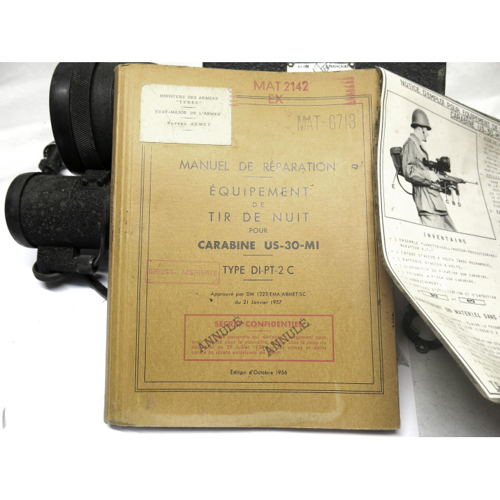Lunette avec phare infra rouge pour carabine USM1 ou USM2  dans sa boite d'origine 