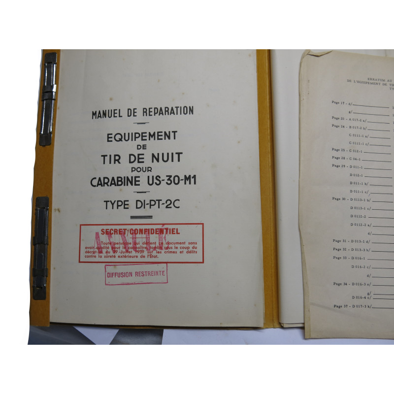 Lunette avec phare infra rouge pour carabine USM1 ou USM2  dans sa boite d'origine 