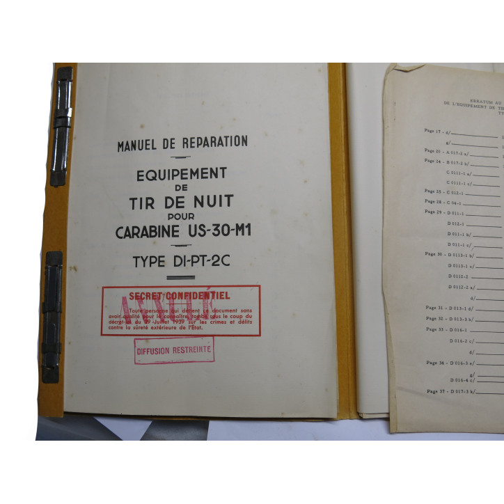 Lunette avec phare infra rouge pour carabine USM1 ou USM2  dans sa boite d'origine 