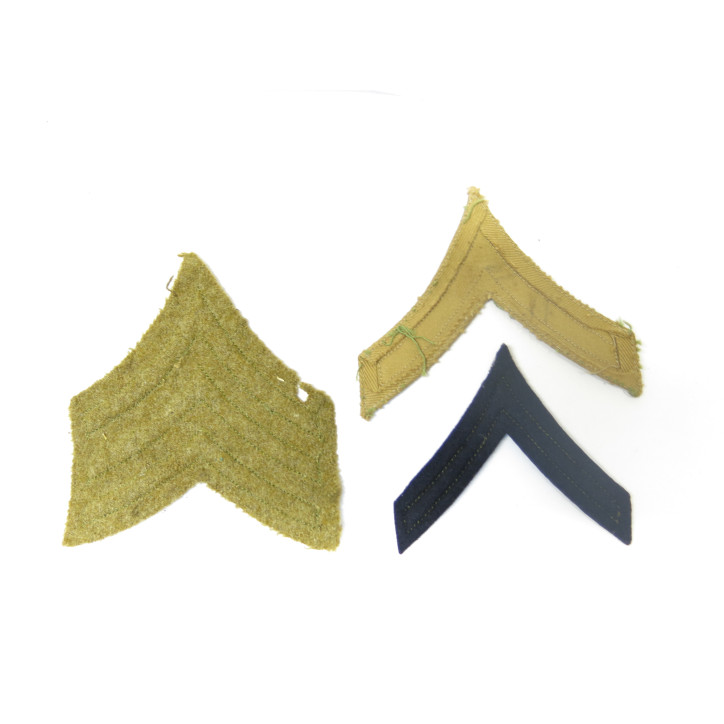 Lot de 3 Grades tissu US army ref 258